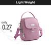 Damen Nylon Umhängetasche Crossbody Handtasche kleine Geldbörse Handtasche Reißverschluss Etui
