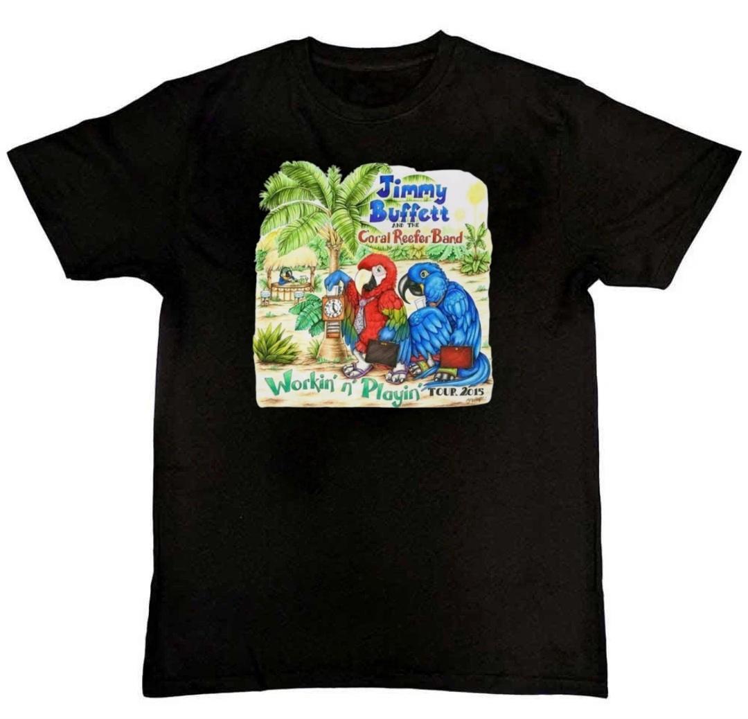 Remembering Jimmy Buffett Tour 2015 Mens T-Shirt XXXL