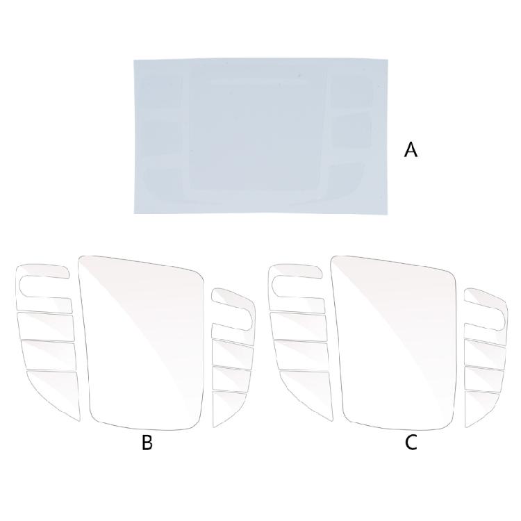 Automotive Accessories for W213 W205 W177 Multimedia Mouse Button Protective Film Car Center Console Mouse Button Film