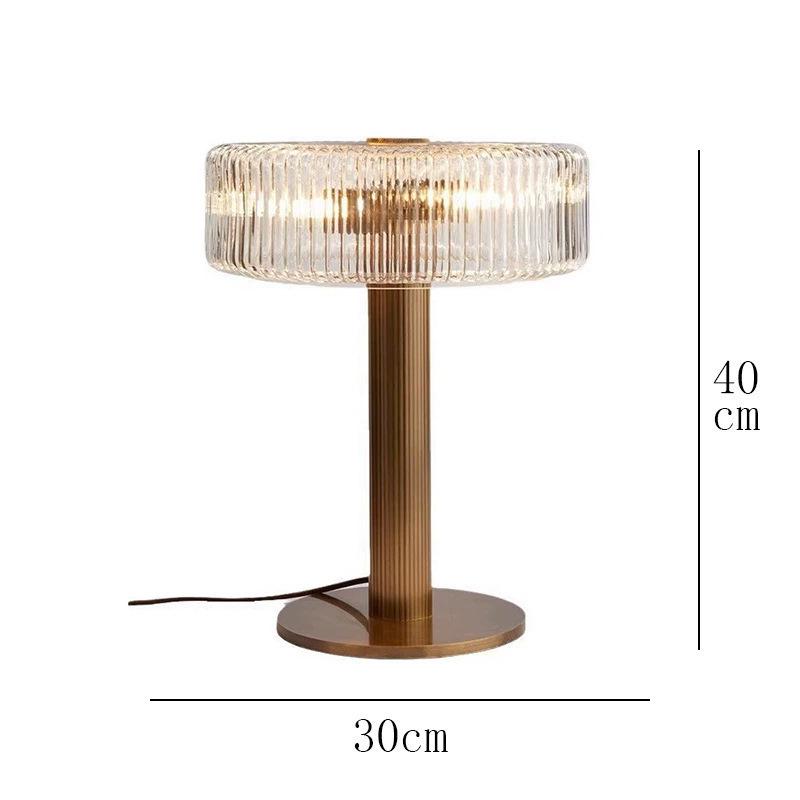 Nordic Modern Glass Table Lamp - Creative, Stylish Lighting for Living Room, Bedroom, Hotel, or Model Room