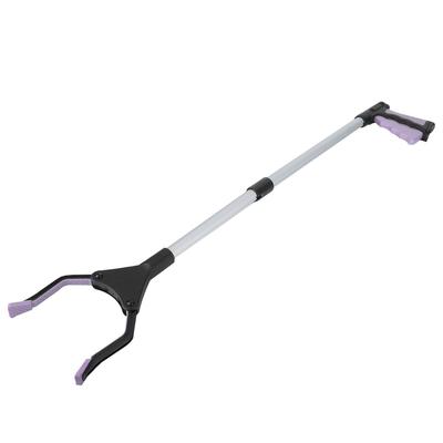 Pinzas Largas Plegables Multifunción para Recoger Basura, Herramientas Recogedoras, Suministros de Limpieza SanitariaPúrpura