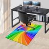 1PC rainbow spiral Extra Large Non Slip Floor carpet, Office, family, bedroom, Studio   Large Area Rug Indoor Rugs, , Vibrant Colors