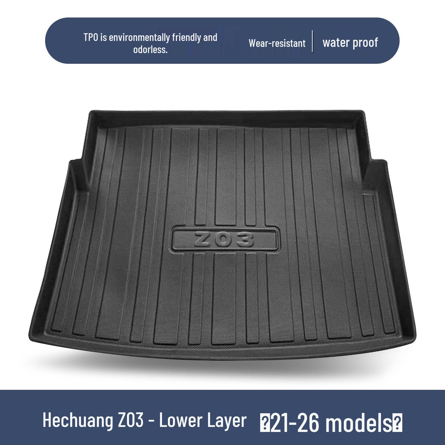 

GAC H-CRON Z03 Trunk Mat - TPE Waterproof Interior Modification Accessory 100*90