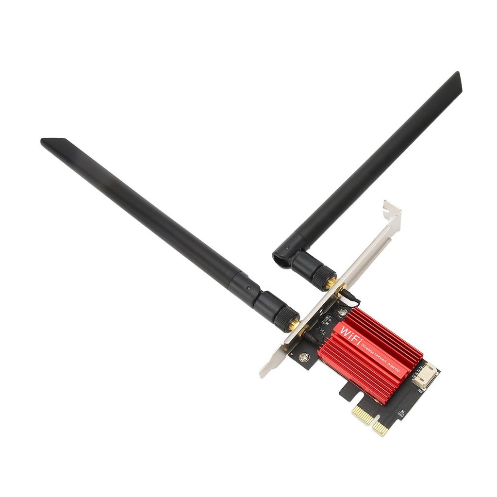 PCIE Network Card 2.4G 5G Dual Band Bluetooth 4.2 1200Mbps WiFi Network Card Module for Windows 7 8 10 11