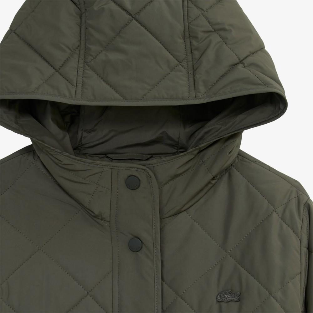 Lacoste Women's Hooded Quilted Long Jumper BF654E-55NE9F