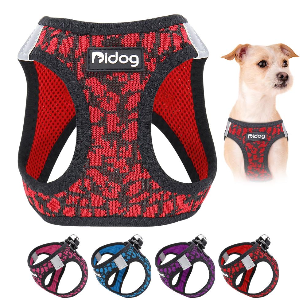 Buy Breathable Dog Harness And Leash Set Reflective Mesh Pet Puppy