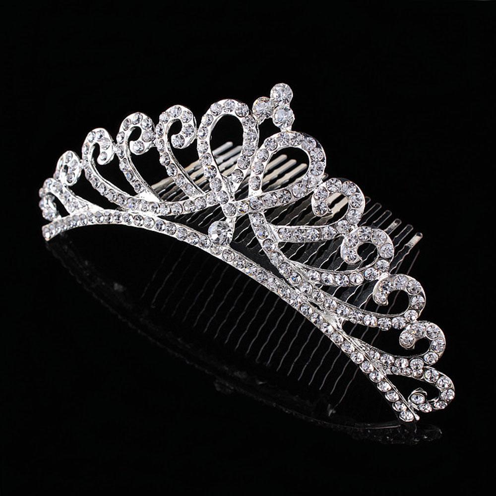 Shiny Hair Comb Ornaments Headwear Hair  Styling Accessories Wedding  Jewelry Fashion Accessories