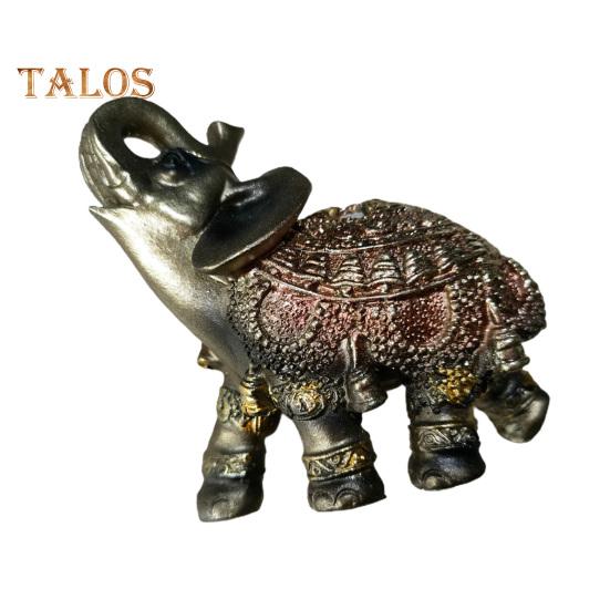 Figurka słonia Żywica Ogród Miniaturowe Rzemiosło Prezent Dekoracja na Pulpit Domu Żywe Miasto Mody Wystrój Domu