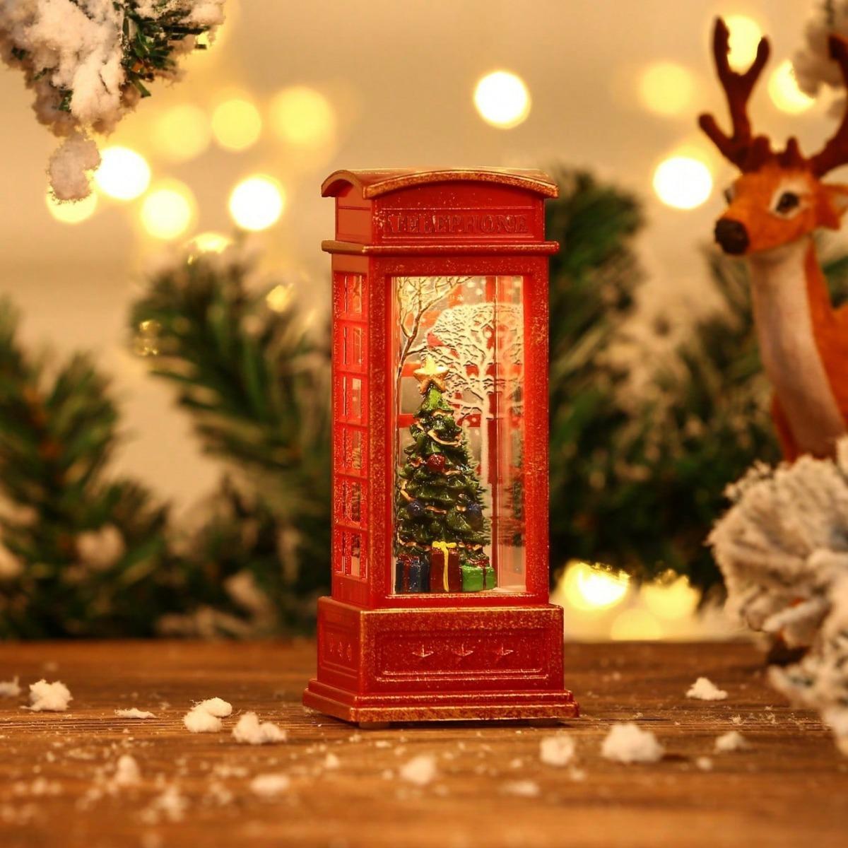 

Рождественская светодиодная свеча, креативный мини-фонарь, ночник, украшение, рождественский подарок для детей, украшение окна