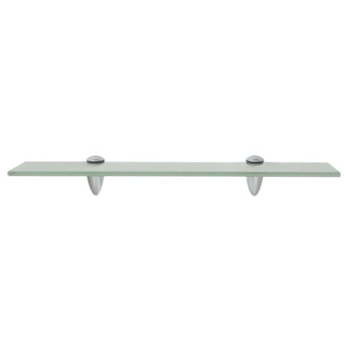 VidaXL Étagères murales 2 pcs Verre 50 x 20 cm 8 mm