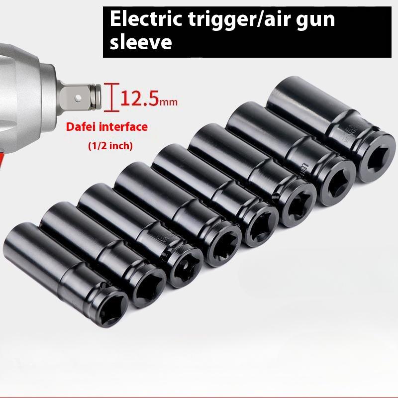 Elektrischer Schraubenschlüssel Verlängerte Sechskantnuss Pneumatische Luftpistole Vertiefte Stecknuss Luftschrauber Autoreparaturwerkzeug
