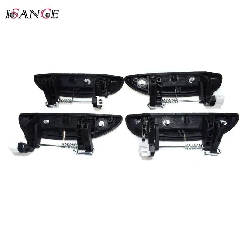 ISANCE Front Rear Left Right Outside Door Handle For DACIA LOGAN SANDERO & RENAULT CLIO MK2 MEGANE #7700433075, 7700433076