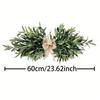 Artificial Olive Leaf Garland Horn, for Christmas, Halloween  Kitchen, Dining Room, Indoor Living Room Entrance - All Seasons