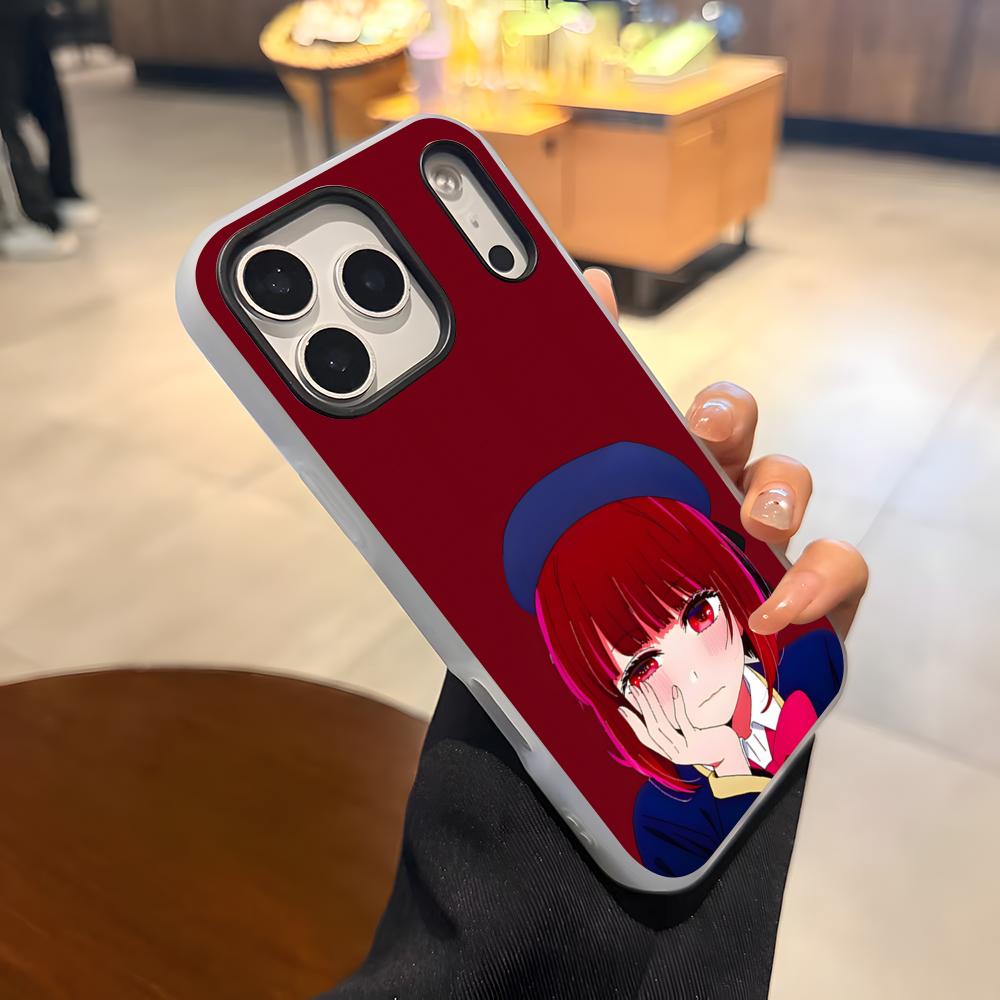 Oshi No Ko Kana Phone Case For IPhone 17 Air 16 E 15 14 Plus 13 12 11 Pro Max Jelly 2 In 1 Protective Case