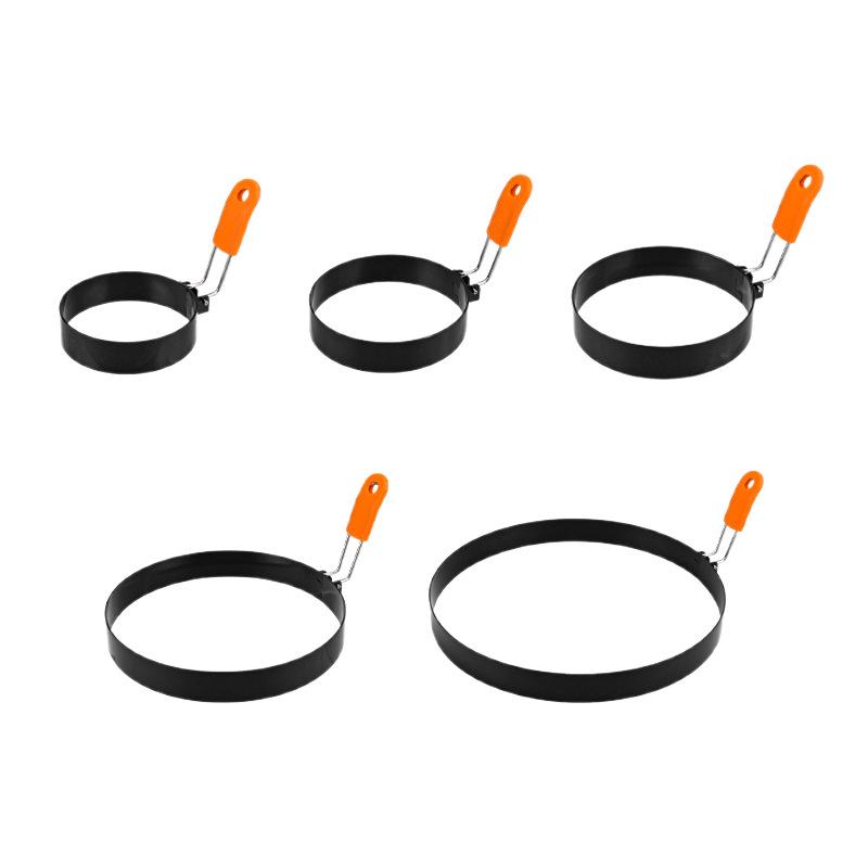 Reinforced Non-stick Stainless Steel Egg and Cake Mold for Creative Kitchen Use