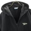 Reebok Nylon Food jacket L Black series Mesh lining Men's Used