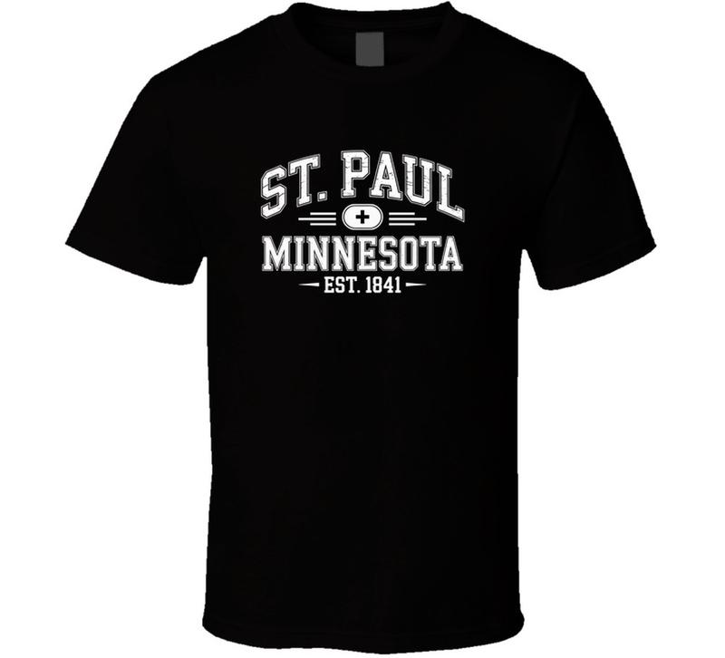 St Paul Minnesota Est 1841 Gift Tee Desi Unisex T-Shirt S