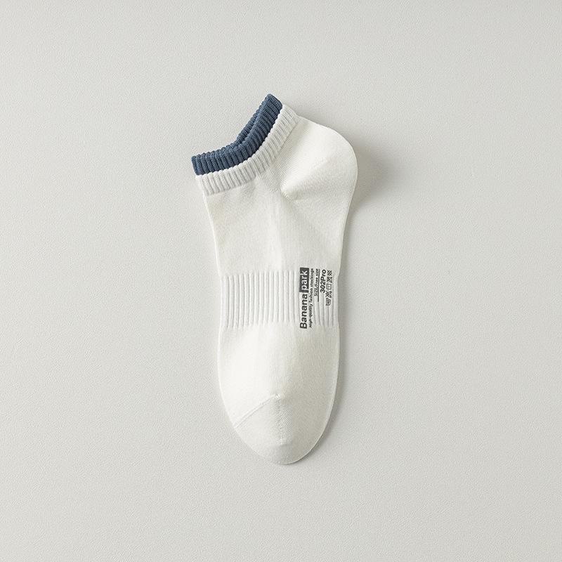 

Мужские летние короткие хлопковые носки - антибактериальные, антипиллинговые, дезодорирующие, впитывающие пот, дышащие спортивные носки до щиколотки One Size