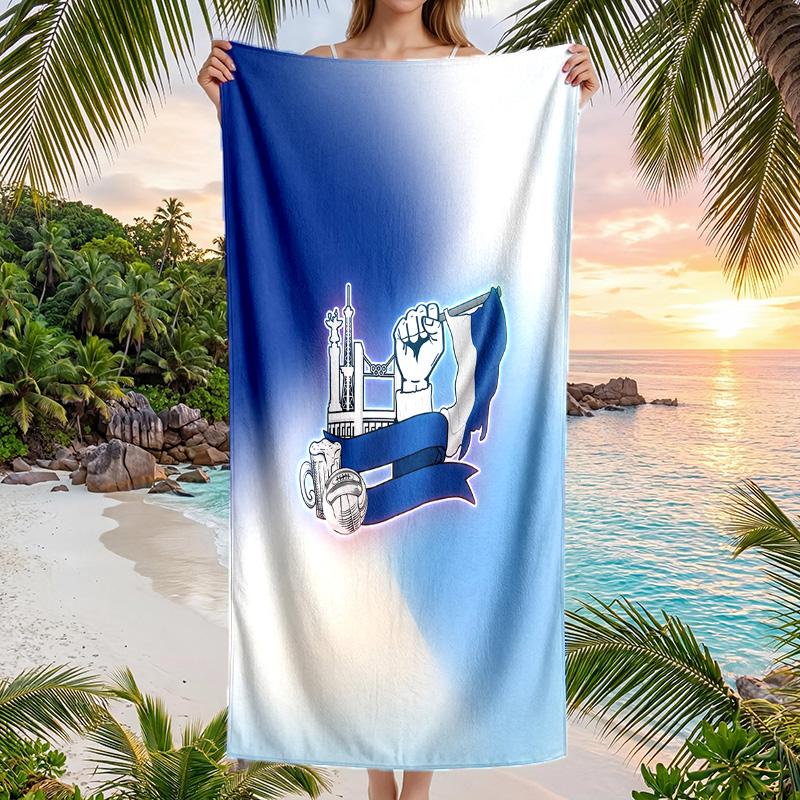 Hertha BSC FC estampado Secado Rápido Toalla de Playa Microfibra Absorbente Portátil Viaje Natación Toalla