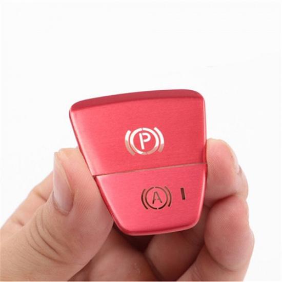 For Volvo XC60 XC90 S90 V90CC Electronic Handbrake P Button Sticker Cover Red