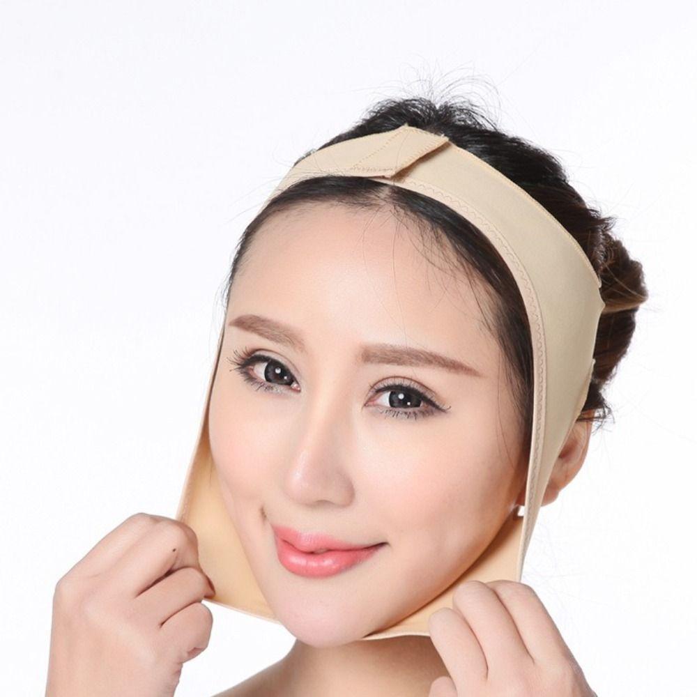 Lifting Function V Line Face Shaper Elastic Chin Cheek Lift Up Belt  Facial Contouring