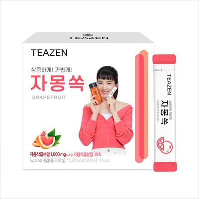 Teazen Práškový čaj Sok z grapefruitu, 5 g, 60 ks