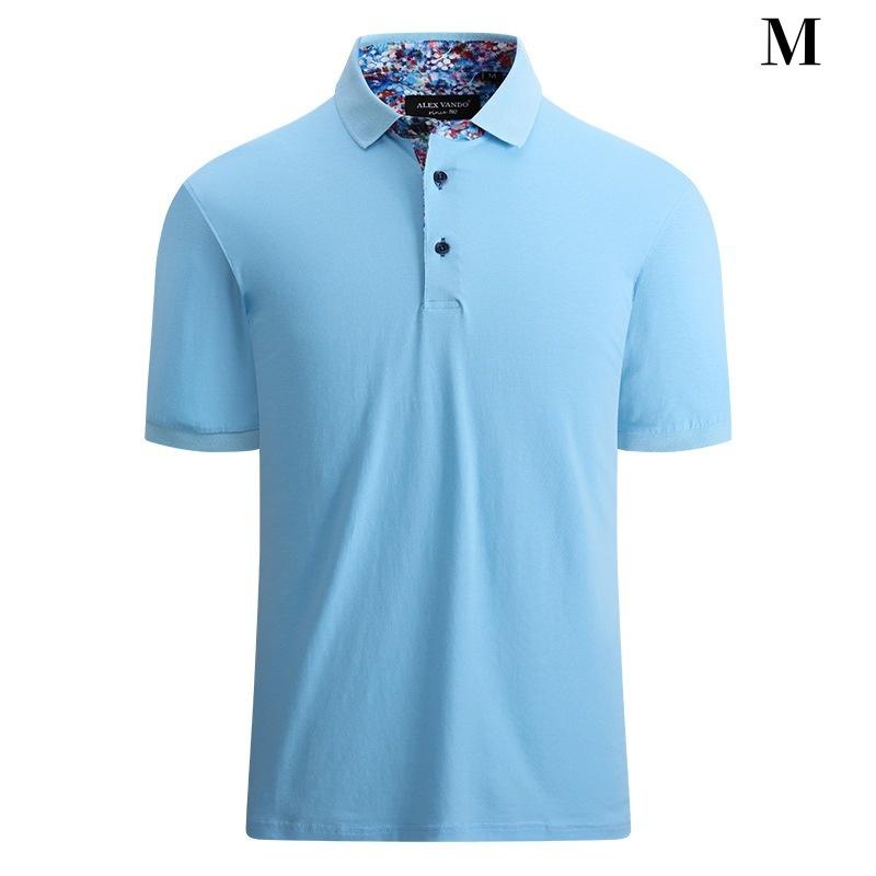Mens Polo Shirts Short Sleeve Regular Fit Fashion Designed Shirt