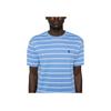 Polo Ralph Lauren Gestreiftes Rundhals Locker Geschnitten Kurzarm T-Shirt Herren Tops Blau 710926741-002