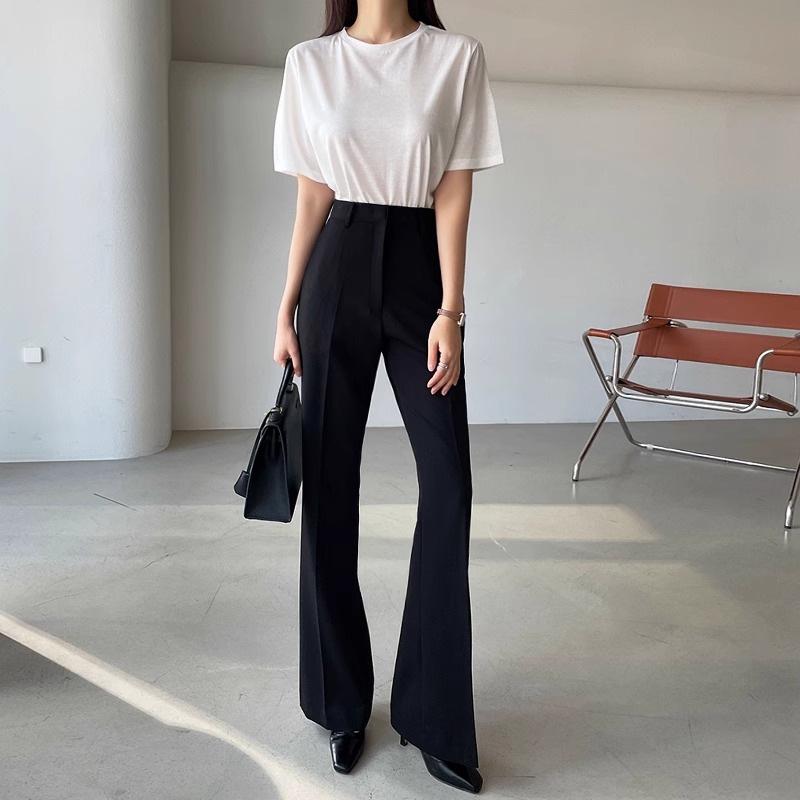 High-Waisted Women's Petite Flare Pants - Autumn/Winter 2024 Collection