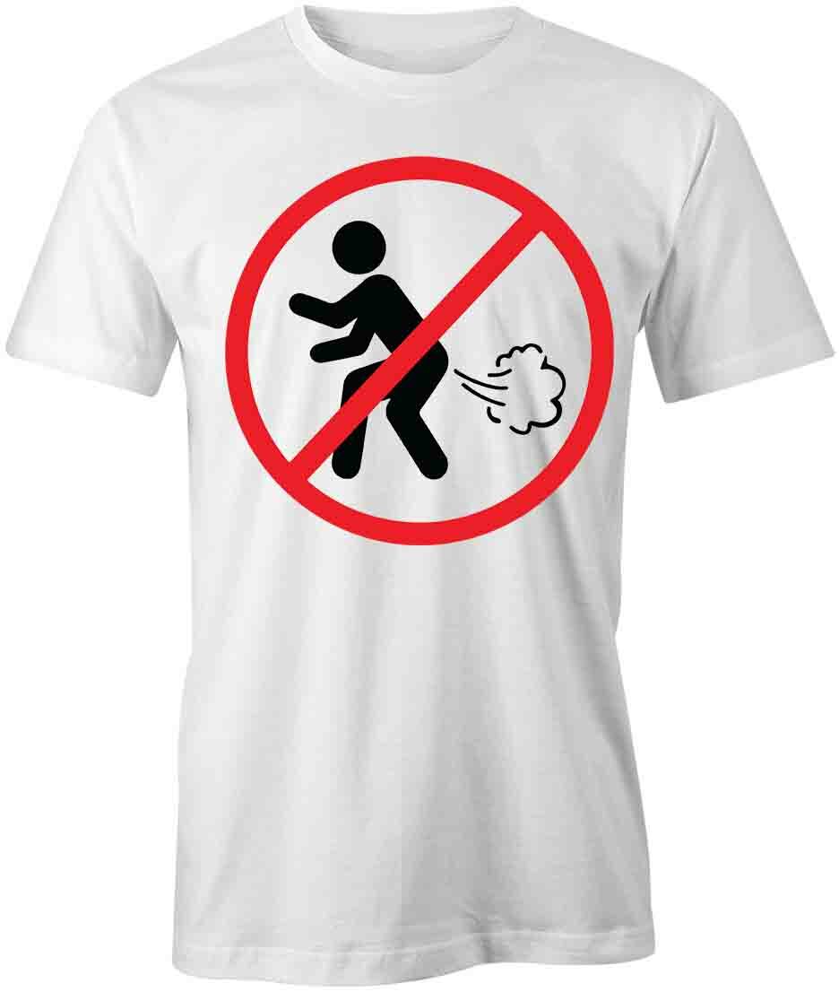 NO FARTING TShirt Tee Short-Sleeved Cotton FUNNY HUMOR S1WSA854 XXL