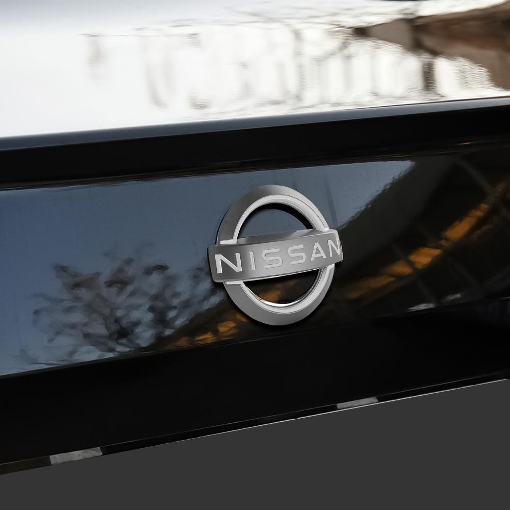 3D ABS Car Front Emblem Rear Trunk Badge Steering Wheel Sticker For Nissan Qashqai Tiida Kicks Versa Leaf Sentra X-trail Altima