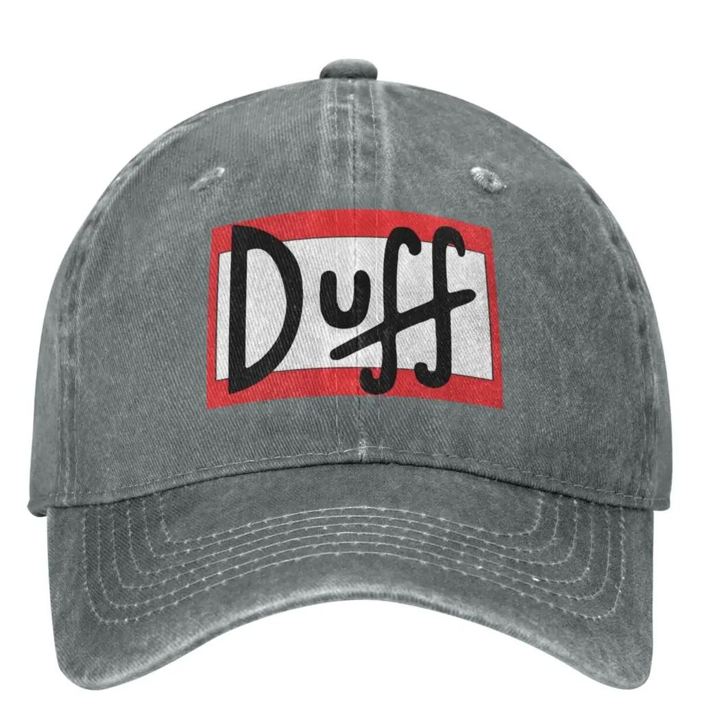 DUFF The Ssimpsons Cartoon Washed Baseball Cap Street Style Hip Hop Hats Spring Unisex Women Outdoor Sun Sunshade Baseball Caps