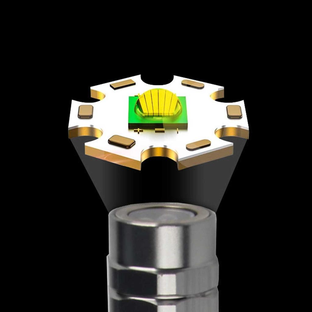 3-light Magnetic Iron Stretch Steel Pipe, Metal Hose Arbitrary Bending LED Flashlight