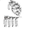 8Pcs Scaled Measuring Cups Measuring Spoons Set Stackable Spoons Baking Tools  Baking