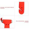 Taglierina per cintura di sicurezza con martello di emergenza per fuga di sicurezza per finestrini in vetro per auto 2 in 1