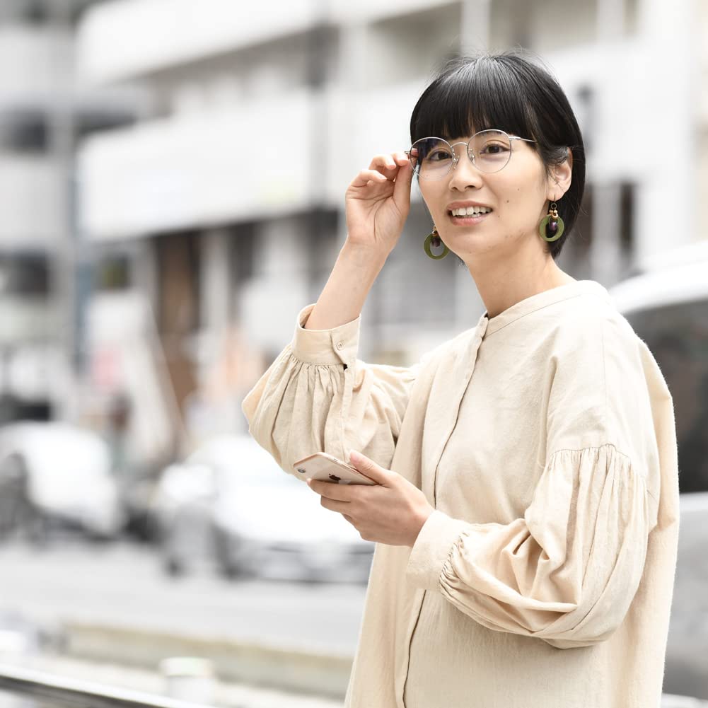 EIGHT TOKYO and Blue Light Blocking Made in Wellington and Boston Light Perfect for and UV and Blue Light Lenses in Men's Women's Sunglasses, Japan,