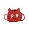 Niedliche Katzen-Münzbörse Mini-Umhängetasche Weiches Leder Kleines Mädchen Kleine Reißverschluss Cartoon-Umhängetasche für Geschenke Schlüsseltasche
