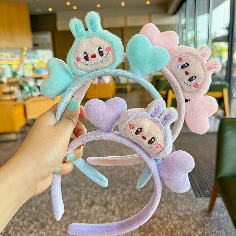 Face Wash Plush Headband Non Slip Hair Band Accessories Cartoon Gift