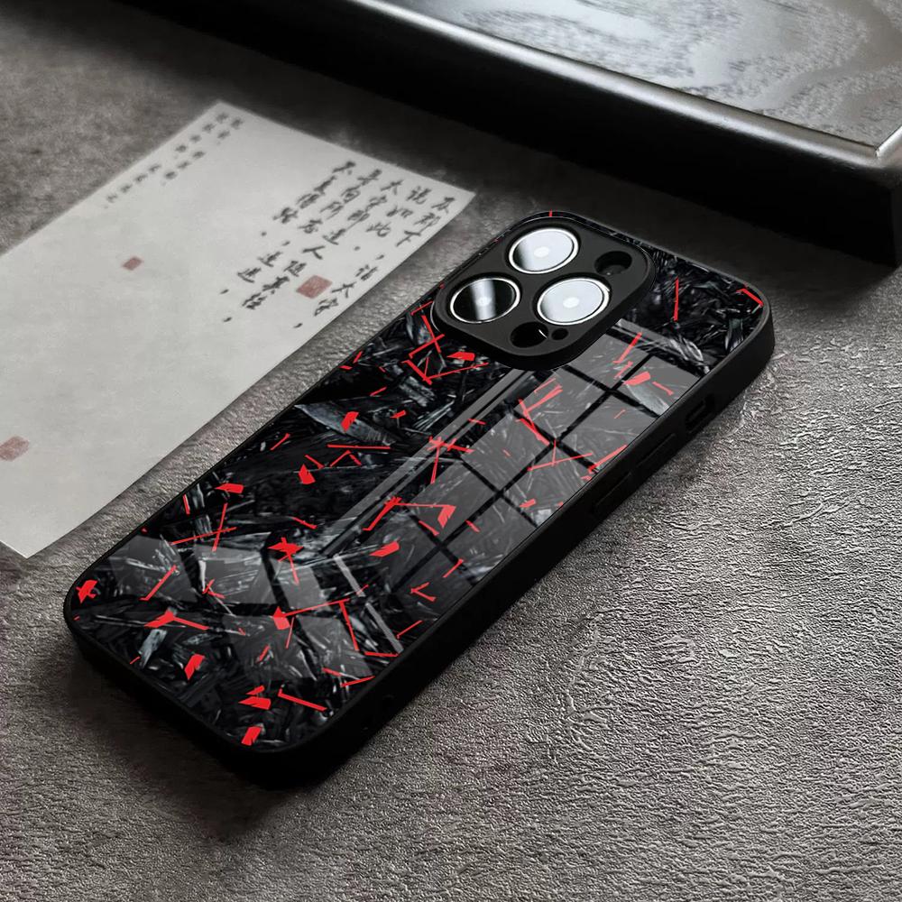 100% Real Forged Carbon Fiber Phone Case For IPhone 17 Pro Max 14 Pro 15 12 11 13 Mini X XR XS 16 Plus SE Glass Cover