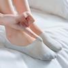 Invisible Cotton Boat Socks with Mesh Design and Silicone Non-Slip, Available In Multiple Colors