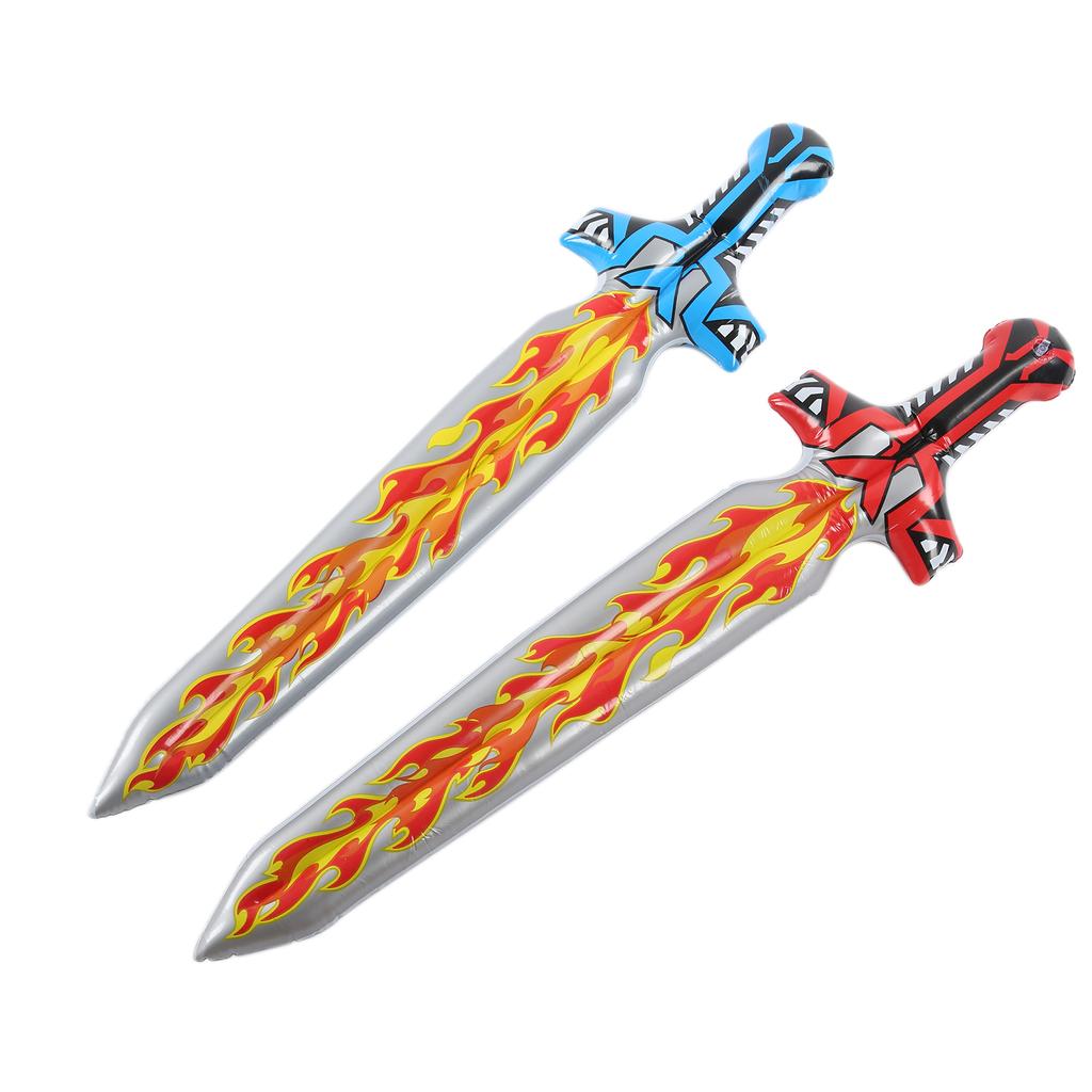 2 Stück Rollenspiel Aufblasbares Schwert Spielzeug Wasserparty Aufblasbares Spielzeug Rollenspiel Zubehör