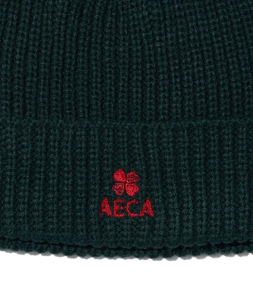 AECA Aeca Clover Logo Beanie-Green