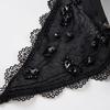Falscher Kragen für Damen mit bestickter Organza-Spitzenborte für Kleider und Strickwaren zum Schichten, täglicher Gebrauch