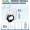 Washer Lid Lock Switch Compatible with GE Washer WH08X32697 WH01X24114 | Lid Lock & Harness Kit Replacement for GE Washer Lid Lock Switch, Wire &