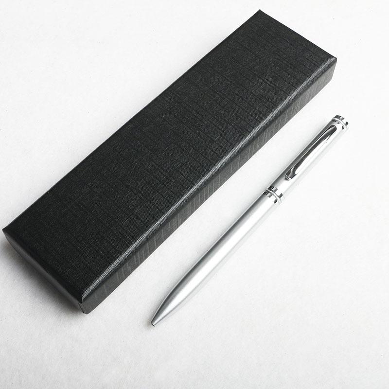Simple And Atmospheric Silver Metal Ballpoint Pen, Promotional Pen For Company Activities, Gift Pen At The Front Desk Of The Hotel
