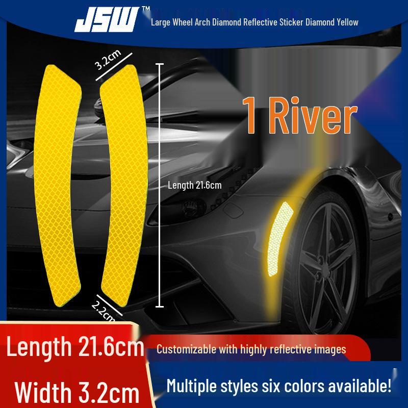 Reflective Car Wheel Arch Luminous Nighttime Anti-Collision Sticker