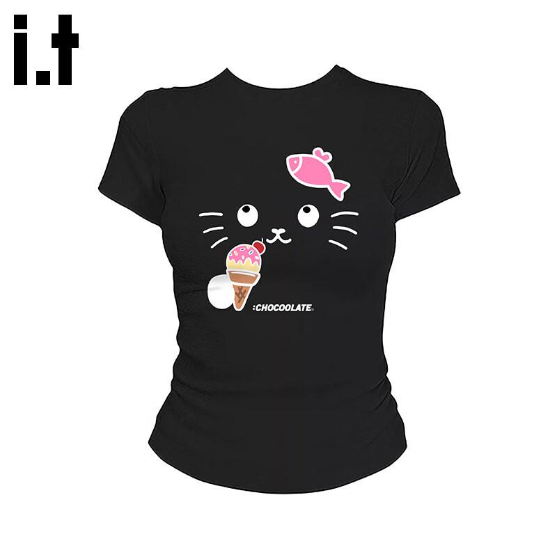 CHOCOOLATEit Hello Kitty Graphic Short Sleeve T-shirt XL