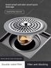 Bathroom Floor Drain Hair Strainer Closed Cover Stainless Steel Round Deodorizing Filter Floor Drain Core Inner Core Neutral Small Diameter