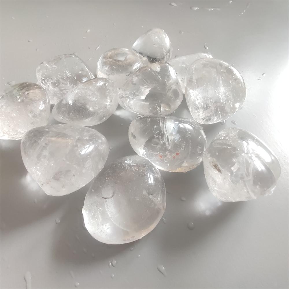 

Натуральный Красивый Полированный Белый Кристалл Кварца Фэн-шуй Домашний Декор Камень Исцеляющей Энергии для Медитации Коллекционный Экспонат 2-3cm белый