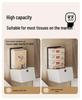Punch-Free Wall-Mounted Tissue Box Holder for Bathroom, Kitchen, and Living Room